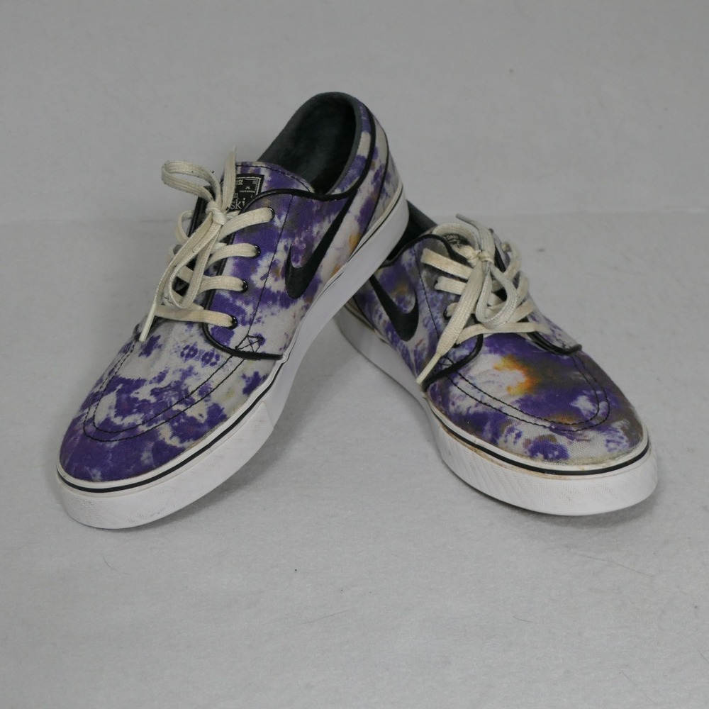 Nike Mens SB Zoom Stefan Janoski Shoes 10 Purple Tie Dye Skate 678472-104 2014 - Picture 1 of 13